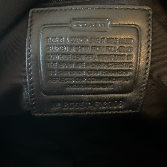 Coach Black Leather Hobo Bag - Picture 13 of 16